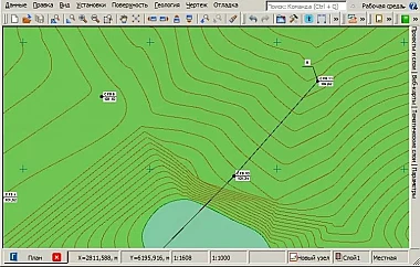 МОДЕЛЬ РЕЛЬЕФА И ГЕОМЕТРИЯ РАСЧЕТНОГО СЕЧЕНИЯ